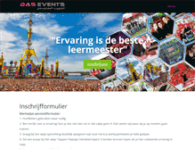 Tablet Screenshot of bas-events.nl